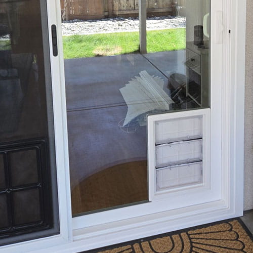 Pet Door Installation in Sliding Door