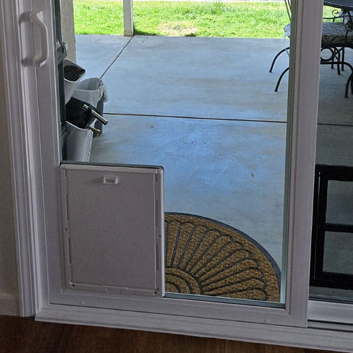 Pet Door Installation in Sliding Door